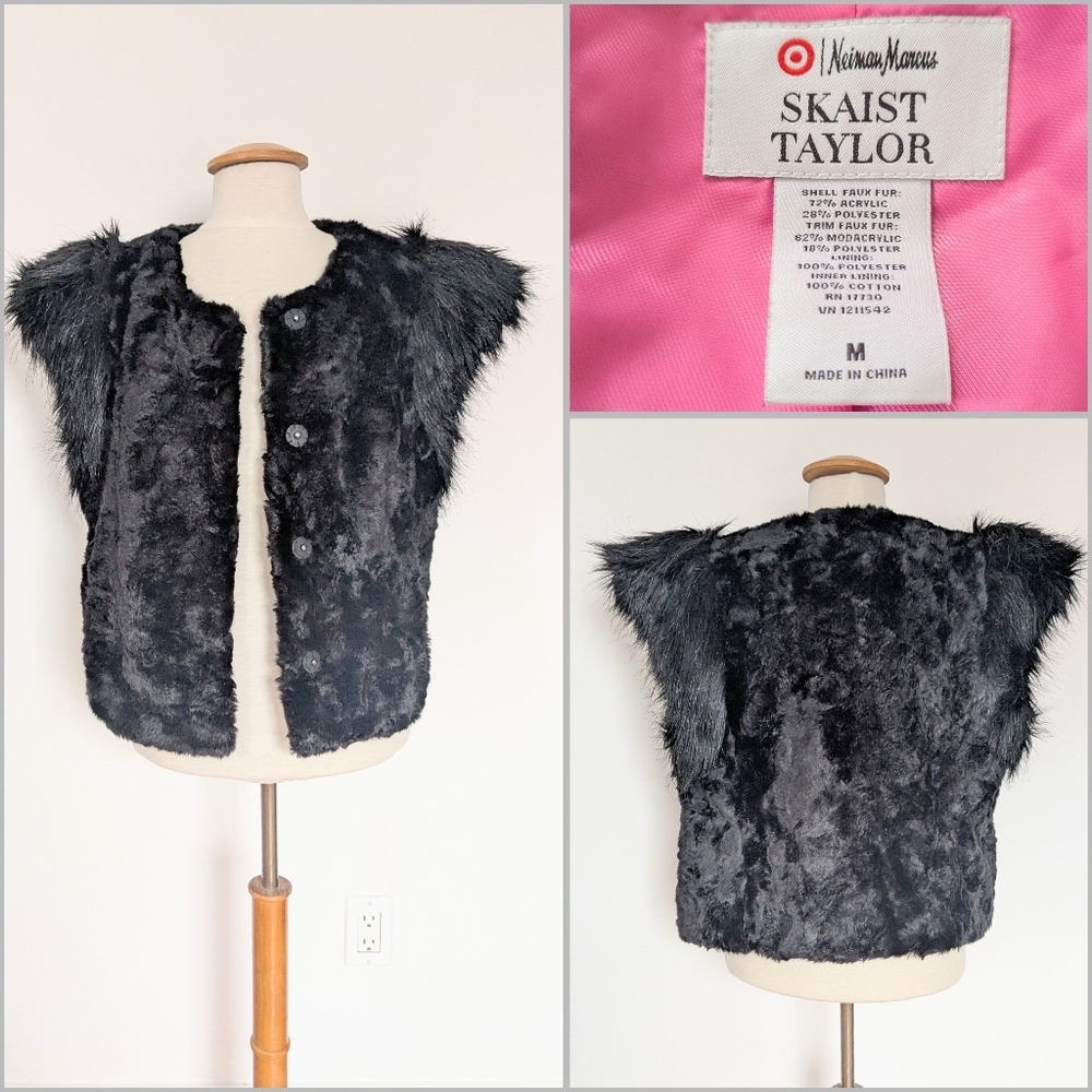 Goth Skaist Taylor Fun Fur Vest
